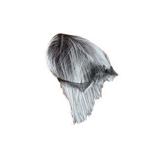 Women's Unbranded Gray & Black Ombre Short Wig One Size